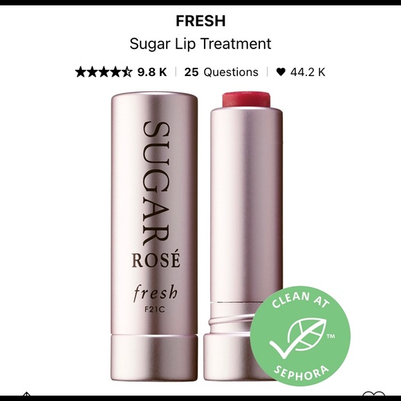 BNIB Fresh Lip Treatment mini in shade “Rose” - Picture 2 of 4